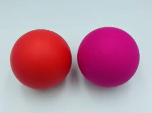 PV-SMB Silicone Massage Ball – Trigger Point Therapy Ball for Muscle Relief, Deep Tissue Massage (Or