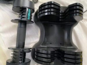 12.5kg Adjustable Dumbbell Set (DFT012) – Multi-Weight Gym Weights for Home Workout, Strength Traini