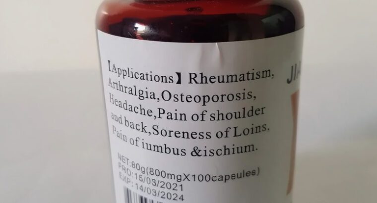 Jiangang Joint Support Capsules – Bone & Cartilage Wellness Supplement with Panax Ginseng