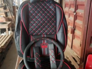 Leather Car Seat Cover – Premium Universal Car Seat Covers, Durable & Stylish Interior Protection (B
