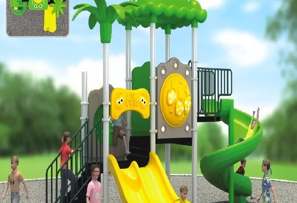 CL132-2 Children Outdoor Playground – Kids Outdoor Playset Equipment for Backyard, Durable & Safe Pl