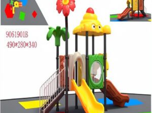 90619-01B Children Outdoor Playground – Durable Rubber Kids Playset for Backyard, Safe & Fun Outdoor