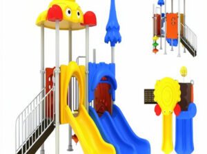 81010-B10 Children Outdoor Playground Set – Kids Play Equipment for Backyard, Durable & Safe Outdoor