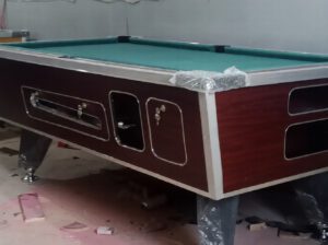 7ft Marble Coin-Operated Snooker Pool Table – HDF Build with Accessories, Brand New