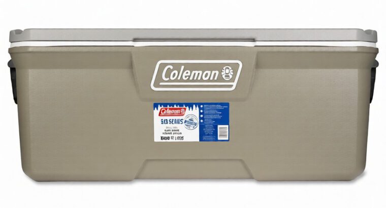 Coleman 316 Series 150-Quart Hard Chest Cooler – Silver Ash, 142L Capacity, Brand New