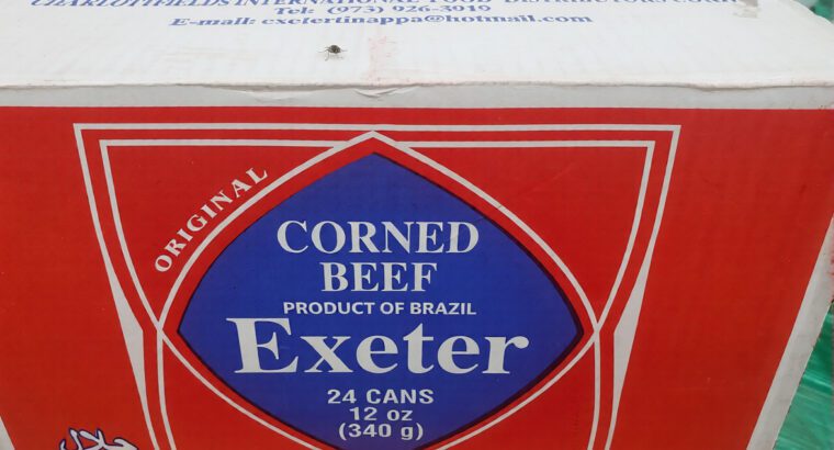 Exeter Corned Beef – 340g, Product of Brazil, Halal & Ready-to-Eat