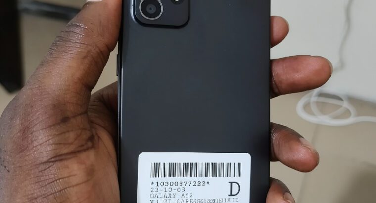 Samsung Galaxy A52 5G 128GB Gray – Used Smartphone | 6.46” Super AMOLED | Quad Camera