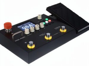 NUX MG-400 Guitar Multi-Effects Processor – Compact Guitar Effects Pedal with Amp Modeling