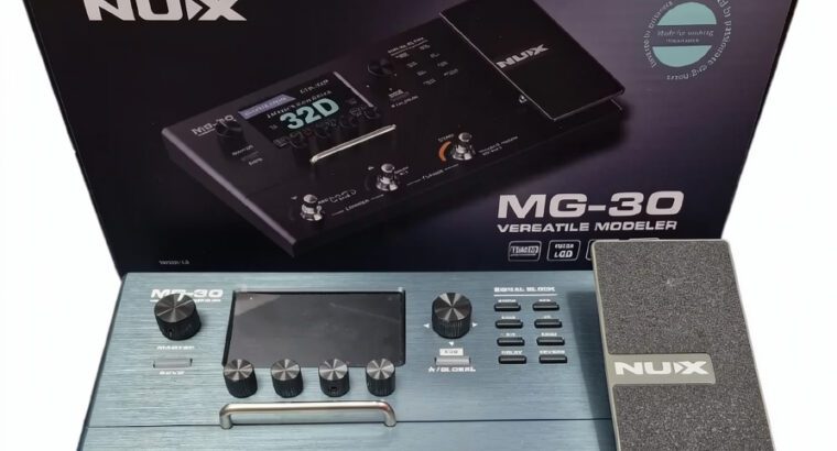NUX MG-30 Guitar Multi-Effects Processor – Professional Guitar Effects Pedal