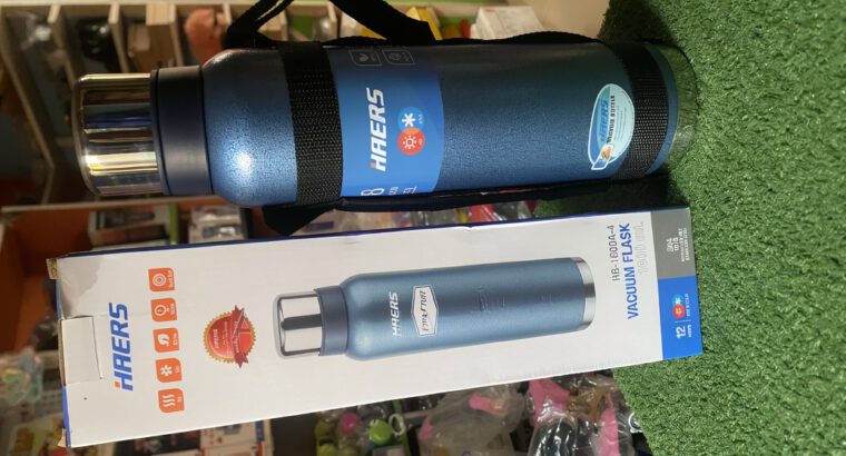 Haers Water Flask 1.6L | Insulated Thermal Bottle | Keeps Hot for 24 Hours