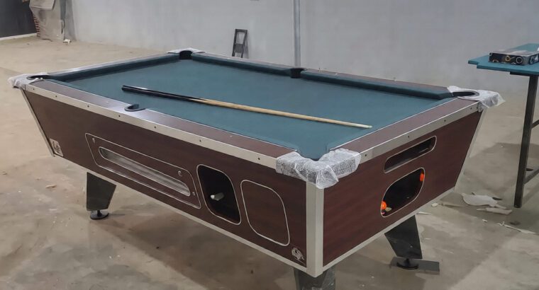 7ft HDF Coin-Operated Snooker Table – Standard Size with Accessories, Durable & Brand New