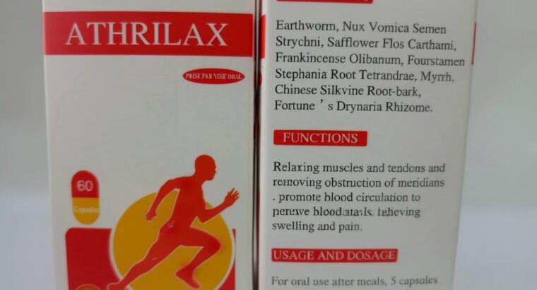 Shineway Healthcare Athrilax Capsules – Joint Support Supplement for Bone & Mobility Wellness with A