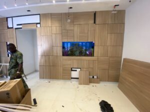 In-Wall Glass Aquarium 200L – Built-in Freshwater Fish Tank (Brand New Custom Design)