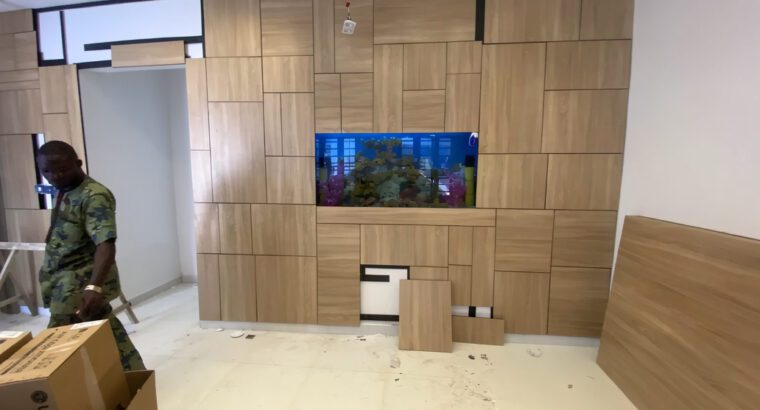 In-Wall Glass Aquarium 200L – Built-in Freshwater Fish Tank (Brand New Custom Design)