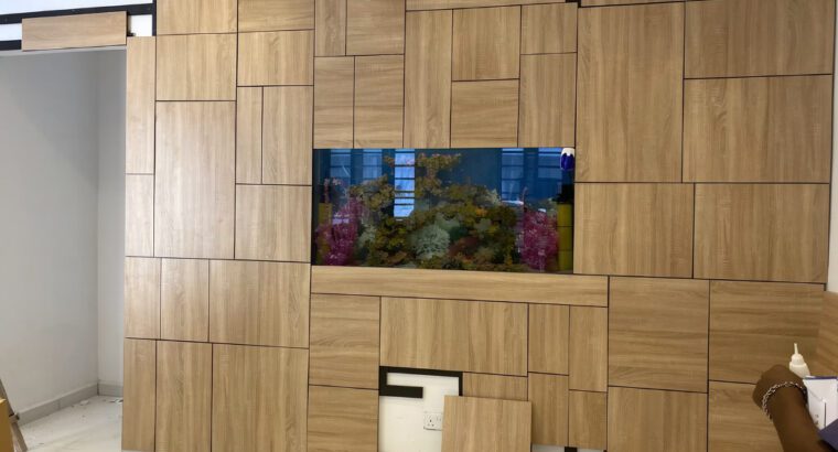 In-Wall Glass Aquarium 200L – Built-in Freshwater Fish Tank (Brand New Custom Design)