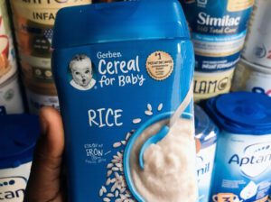 Gerber Rice Cereal – Stage 1, 4+ Months Baby Food, Small Size