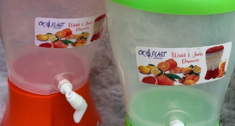 Water & Juice Dispenser – Plastic Drink Server for Home & Parties