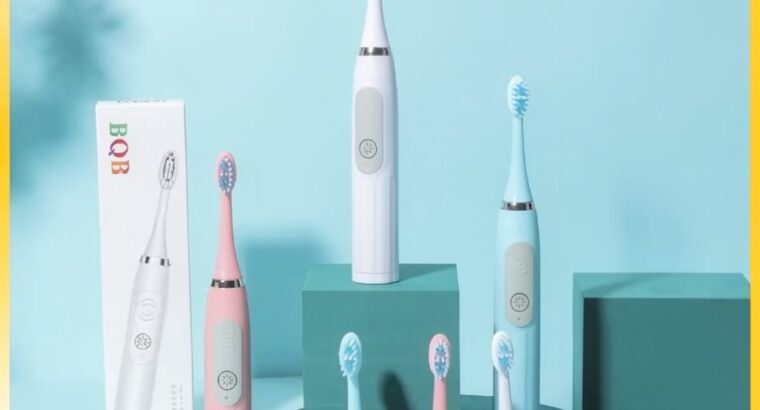 BQB Electric Toothbrush – Battery-Powered Sonic Teeth Whitening, Soft Bristles