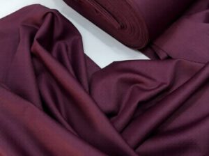 Burgundy Senator Fabric – Virgin Italian Wool, Classic Men’s Material