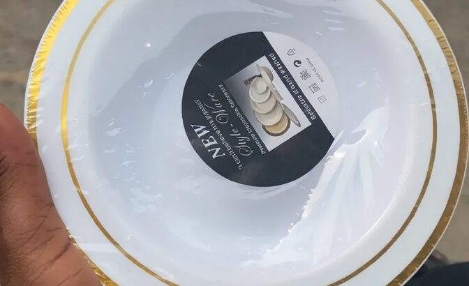 Disposable Party Plates – Perfect for Asun, Small Chops & Events