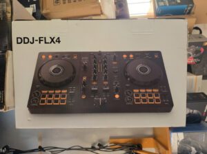 Pioneer DDJ-FLX4 DJ Controller – 2-Channel Digital DJ Mixer for Beginners & Professionals