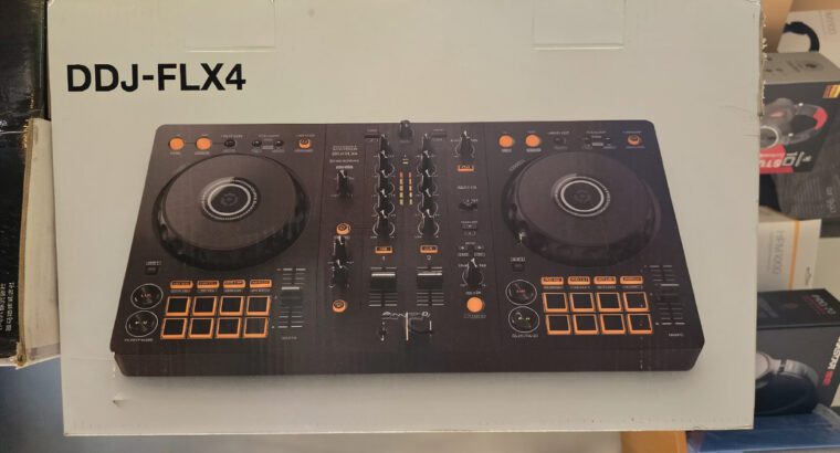 Pioneer DDJ-FLX4 DJ Controller – 2-Channel Digital DJ Mixer for Beginners & Professionals
