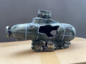 Submarine Aquarium Decoration – Underwater Aquatic Decor for Fish Tank (Brand New)