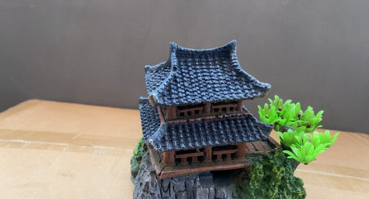 Castle Aquarium Decoration Ornament – Fish Tank Home Decor for Aquariums (Brand New)