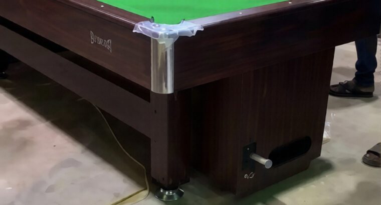 Everlast Coin-Operated Snooker Table – Foreign Standard with Accessories