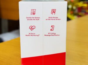 Itel Smart Watch Fit O20 (ISW-O20) – 2.04” HD Display Smartwatch, Fitness Tracker, Bluetooth Calling