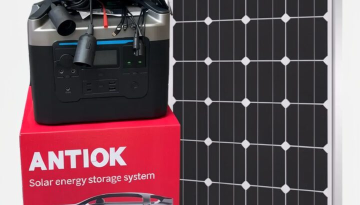 500W Heavy Duty Antiok Solar Generator – Portable Power Station for Home Backup, Camping & Emergency