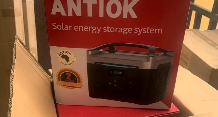 500W Heavy Duty Antiok Solar Generator – Portable Power Station for Home Backup, Camping & Emergency