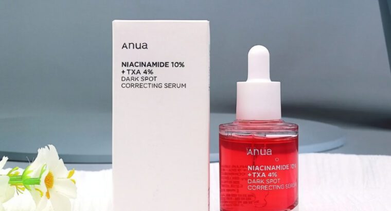 Anua Niacinamide 10% + TXA 4% Dark Spot Serum 30ml – Brightening & Skin Tone Correcting Serum for Un