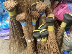 Big Local Broom – Eco-Friendly Outdoor Sweeping Broom, Natural Coconut Palm