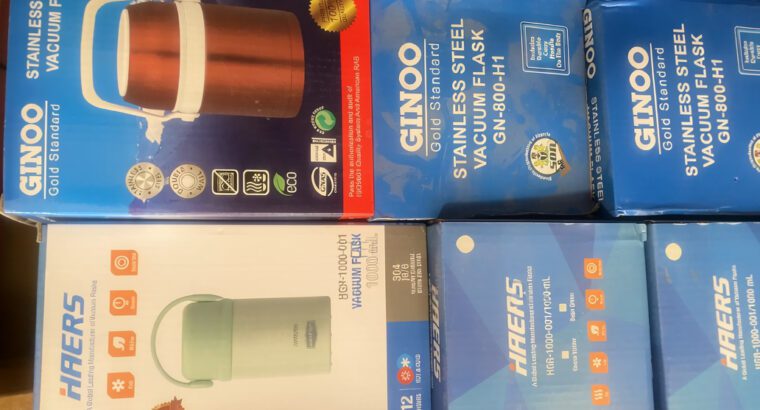 Haier 1L Food Flask | Vacuum Insulated Stainless Steel | Keeps Food Hot & Cold