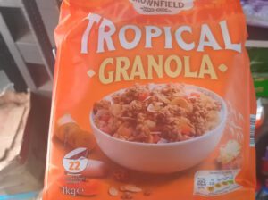 Crownfield Tropical Granola 1kg – Healthy Oats & Tropical Fruit Mix