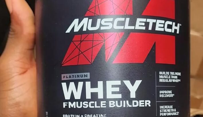 Muscletech Nitro-Tech Whey Protein 2lb – Muscle Building Protein Powder with BCAAs & Creatine