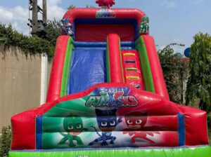 20ft PJ’s Mask Bouncing Castle – Inflatable Fun for Kids & Adults | PVC/Vinyl