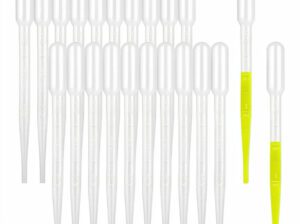 3ml Disposable Plastic Pipettes – 100 Pcs Dropper Transfer Pipettes for Lab & Liquid Use (Brand New)