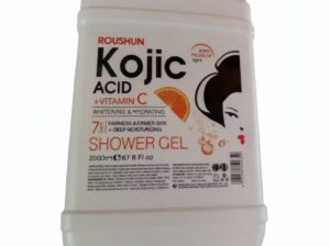 Roushun Kojic Acid + Vitamin C Shower Gel 2L – Brightening Body Wash for Men & Women