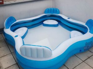 Inflatable Swimming Pool – Premium Rubber Material Family & Kids Outdoor Pool, Durable & Easy to Inf