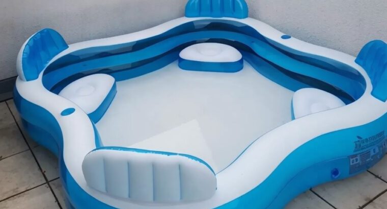 Inflatable Swimming Pool – Premium Rubber Material Family & Kids Outdoor Pool, Durable & Easy to Inf