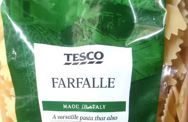 Farfalle Pasta 500g – Bow-Tie Shaped Pasta for Salads, Sauces & Entrées