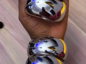 Chuckle Bangles – Unisex Silver & Gold Fashion Bracelets (Brand New)