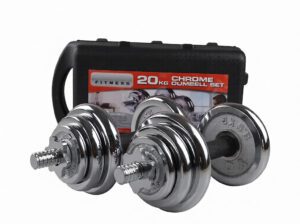 20kg Adjustable Iron Dumbbell Set – Brand New, Home & Gym Use