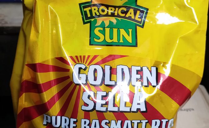 Tropical Sun Basmati Rice 5kg – Aromatic Long-Grain Rice, Low-Carb & Premium Quality