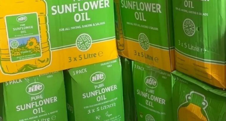 KTC Sunflower Oil 5L – Premium Cooking Oil, Rich in Vitamin E & Heart-Healthy