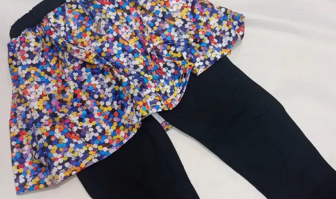 Kids Unisex Clothing Set (Top & Bottom) – Multicolor Cotton Blend Outfit (6M–16Y, All Season)