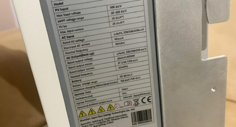 Alpsolar Pulse S3 6KVA Hybrid Inverter 6KWh – 48V Solar Inverter with Remote Monitoring & Smart Cont