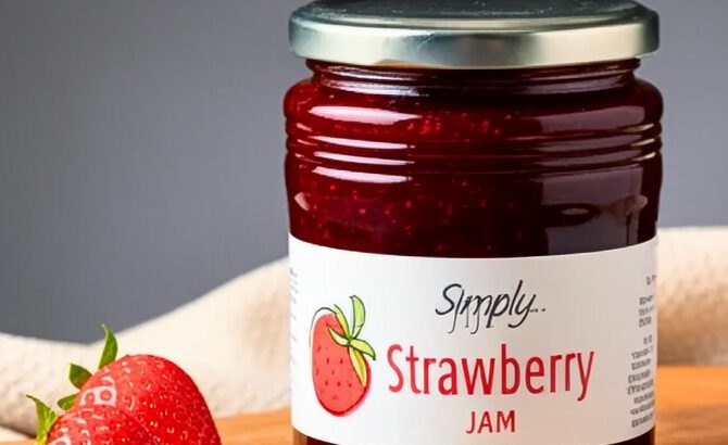 Simply Strawberry Jam – Fat-Free, Lactose-Free & Nut-Free Fruit Spread